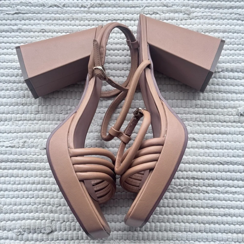 Paolo Women's Brown Platform Sandals